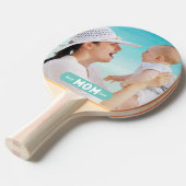 Foto beste mama ooit personaliseren | MOEDERDAG Tafeltennisbatje (Voorkant Gekanteld)