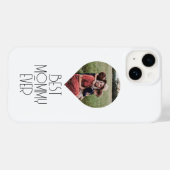 Foto Beste Moeder Ooit Modern Schrift Case-Mate iPhone Case (Achterkant (horizontaal))