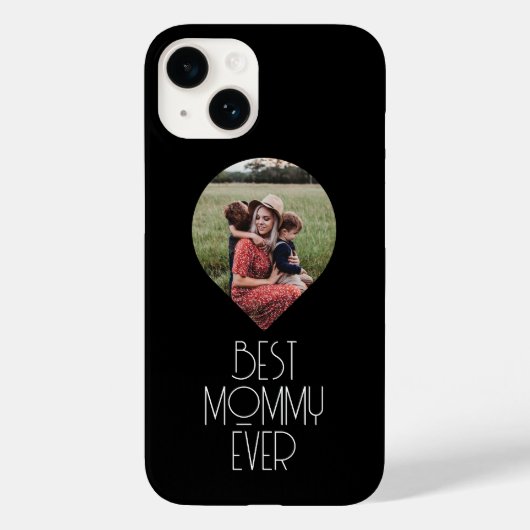 Foto Beste Moeder Ooit Modern Schrift Case-Mate iPhone Case (Achterkant)