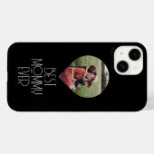 Foto Beste Moeder Ooit Modern Schrift Case-Mate iPhone Case (Achterkant (horizontaal))