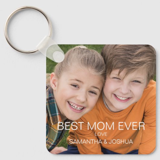 Foto Beste Moeder  Sleutelhanger (Voorkant)