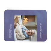 Foto Beste Onthoud Faux Blue Metallic Effect Magneet (Horizontaal)