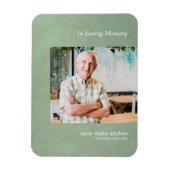 Foto Beste Onthoud Faux Green Metallic Effect Magneet (Verticaal)