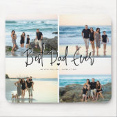 Foto beste pap in script 4x muismat (Voorkant)