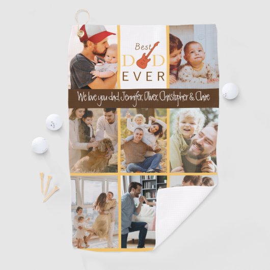 Foto Beste Papa Ever Pro Lover Golfer Fathers Day Golfhanddoek (Insitu)