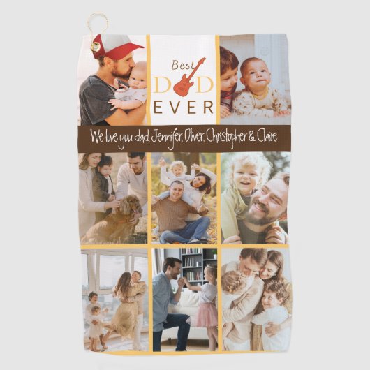 Foto Beste Papa Ever Pro Lover Golfer Fathers Day Golfhanddoek (Voorkant)