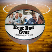 Foto beste papa ooit basketbal Personaliseer
