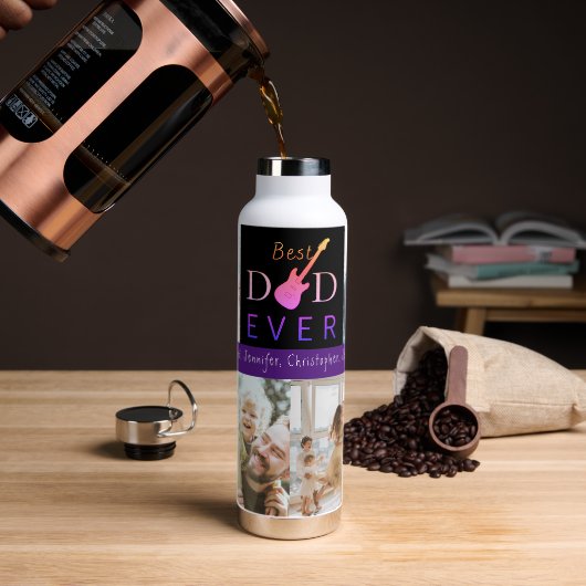 Foto Beste Papa Ooit Muziek Cool Modern Fathers Da Waterfles (Koffie)