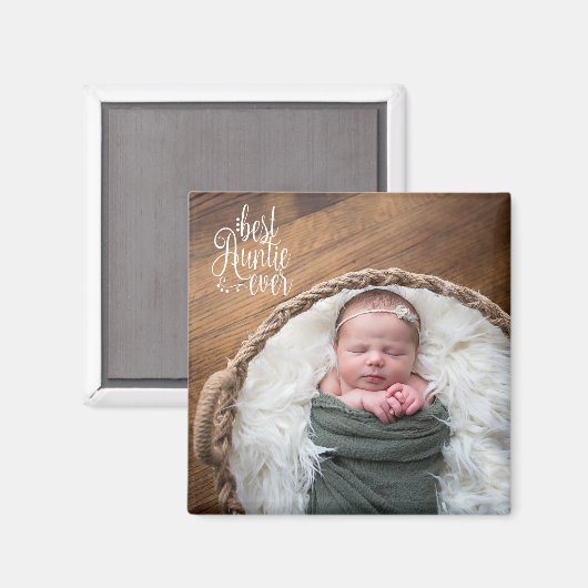 Foto beste tante Ever Magneet (Voorkant / Achterkant)