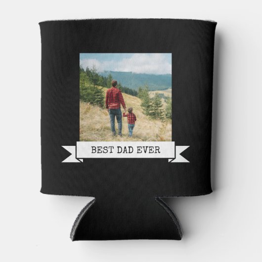 Foto beste vader ooit 2 blikjeskoeler (Voorkant)