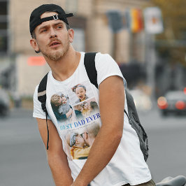 Foto beste vader ooit 4 t-shirt