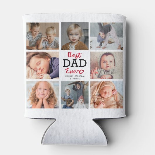 Foto beste vader ooit 8 blikjeskoeler (Achterkant)