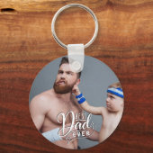 Foto beste vader ooit sleutelhanger (Voorkant)