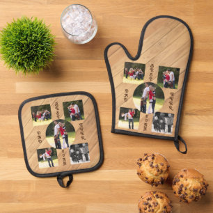 Foto beste vader ouder dan 20XX watt Grain Diagona Ovenwant & Pannenlap Set