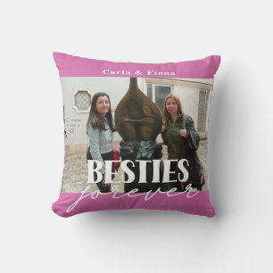 Foto beste vrienden cadeau werp kussen