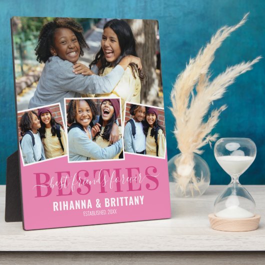 Foto beste vrienden voor ooit 4 fotoplaat (Zijkant)