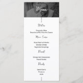 Foto Bestemming Boarding Pass Bruiloft Menu (Voorkant)