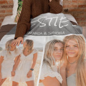 Foto | Bestie | Gepersonaliseerd | BFF Fleece Deken