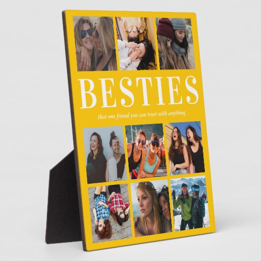 Foto Bestie Gift | Beste vriend Fotoplaat (Zijkant)