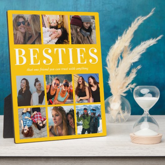 Foto Bestie Gift | Beste vriend Fotoplaat (Zijkant)