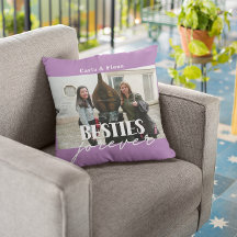 Foto Besties Best Friends Gift Sierkussen