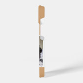 Foto Besties Bewerkbare kleur Overlay & Naam iPhone Hoesje (Linkerkant)