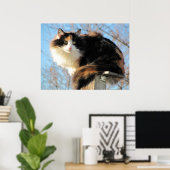 Foto beter Uitzicht Calico Poster (Thuiskantoor)