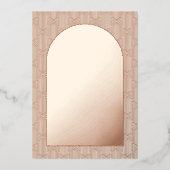 Foto Bewaar de datum Gold Foil Kaart (Voorkant)