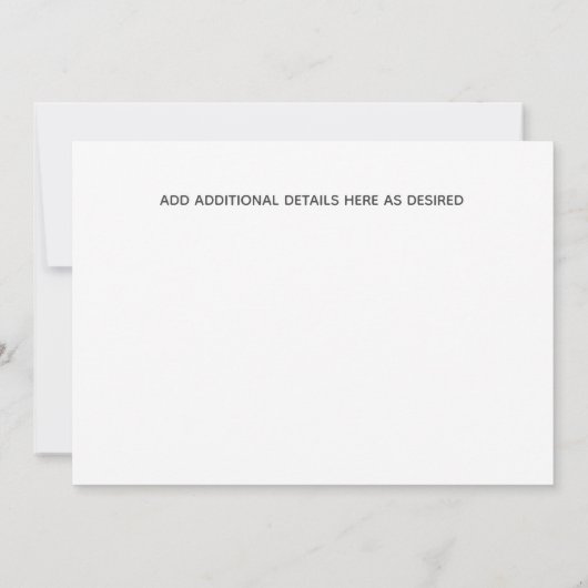 FOTO BEWAAR DE DATUM Moderne bruiloft Kaart (Achterkant)