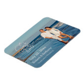 Foto Bewaar de trouwdatum Magneet (Linkerzijde)