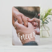 Foto Bewaar het Date forever design Kaart (Staand voorkant)