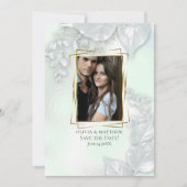 FOTO BEWAREN DE DATUM | Honeydew Shimmery Leaves Kaart (Voorkant)