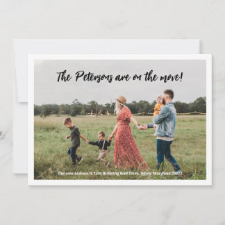 Foto Bewegende aankondiging