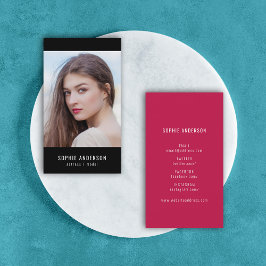 Foto bewerkbaar kleurenprofiel sociale media visitekaartje