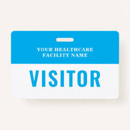 Foto Bezoeker-ID van uw zorgbedrijf Badge