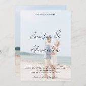 Foto & Big Names Vertical Photo Weddenschap V2 Kaart (Voorkant / Achterkant)