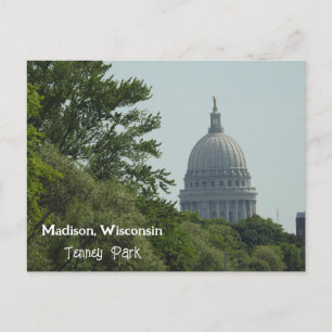 Foto bij Tenney Park, Madison Wisconsin Briefkaart