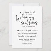 Foto bijbelvers Christelijke moderne bruiloft Kaart (Voorkant)