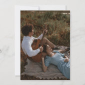 Foto bijbelvers Christelijke moderne bruiloft Kaart (Achterkant)