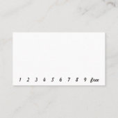 Foto Bikini Barista Drive-Thru Customize Klantenkaartje (Achterkant)