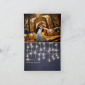 FOTO binnen ruige zonnebloemen dank je wel bruilof Bedankkaart (Binnen)