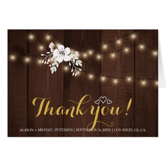 FOTO BINNENIN | Rustieke winter bruiloft dank u (Voorkant Horizontaal)