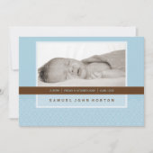 FOTO-BIRTH-AANKONDIGING: stank, 4L Kaart (Voorkant)