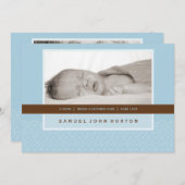 FOTO-BIRTH-AANKONDIGING: stank, 4L Kaart (Voorkant / Achterkant)