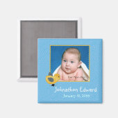Foto: Birth Annoucement Cute Baby Chick Magneet (Voorkant / Achterkant)