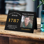 Foto Birthday Kaart<br><div class="desc">Stuur een speciale verjaardagsgroet met onze aangepaste verjaardagskaart! Show je liefde en waardering voor de verjaardagspersoon met een zoete kaart met hun naam,  jaar en een favoriete foto. Pas het aan met je eigen bericht en maak hun dag extra speciaal met een foto-verjaardagskaart van Zazzle.</div>