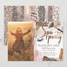 Foto: Birthday Luxury Safari Design Invitation