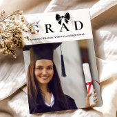 Foto Black Bow Afstuderen Aankondiging