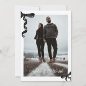 Foto Black Bow Sla de datum op Kaart (Achterkant)