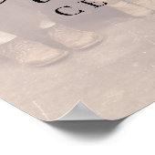 Foto Black Script Class 50th Reunion Welkom Poster (Hoek)